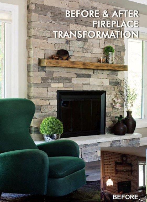 Stone Selex - only selected high-grade products - Stone fireplace refacing